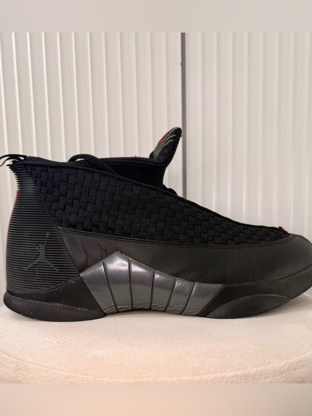 Men’s Nike Air Jordan Black and Metallic Gray